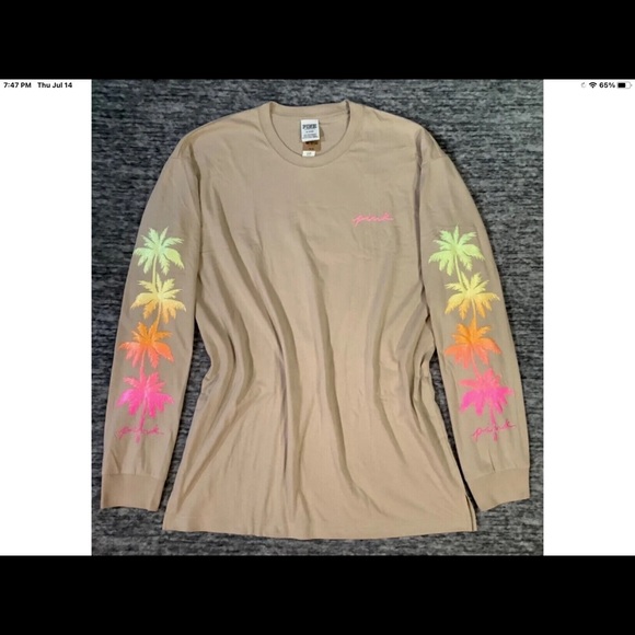 NEW VICTORIAS SECRET PINK BLING CAMPUS PULLOVER. RARE & ABSOLUTELY BEAUTIFUL - Picture 8 of 8